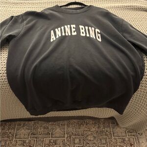 Anine Bing Black Sweatshirt